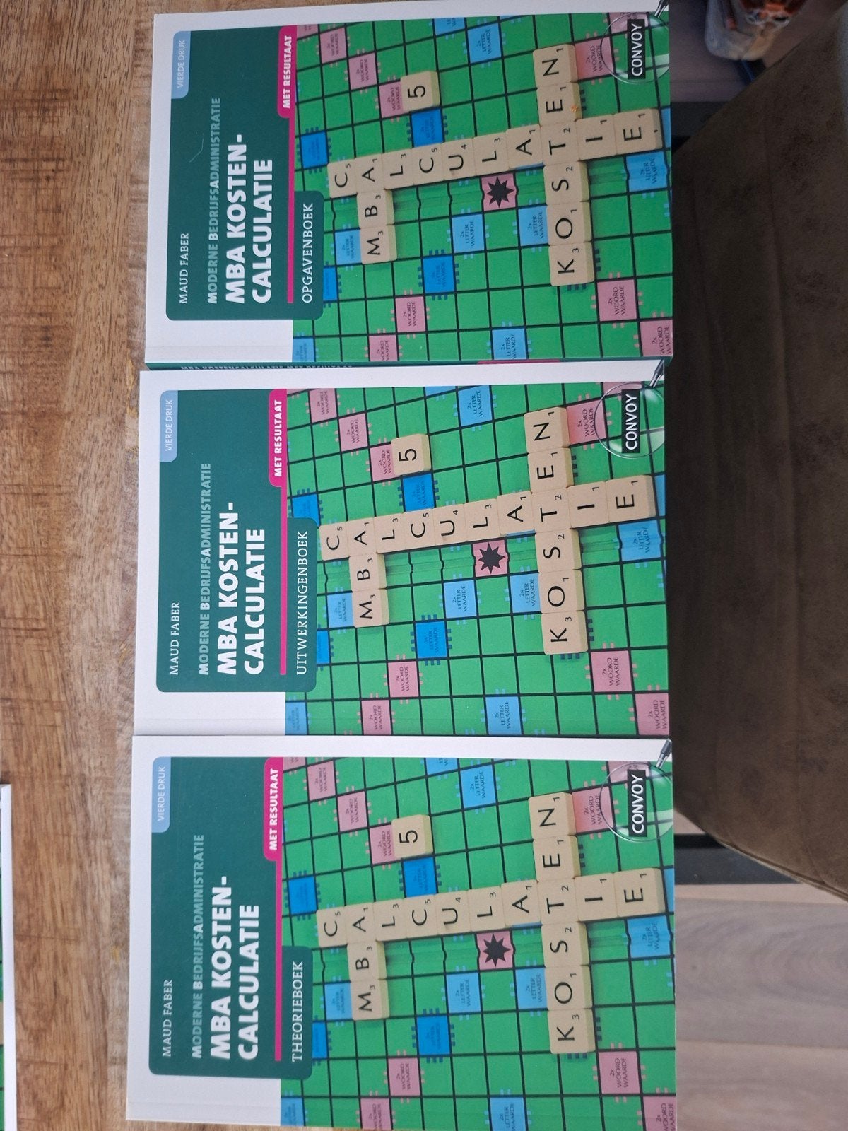 MBA Kosten-Calculatie Boek (Theorie, Opgaven, Uitwerkingen), Zo goed als nieuw, Gamma, Maud Faber, HBO
