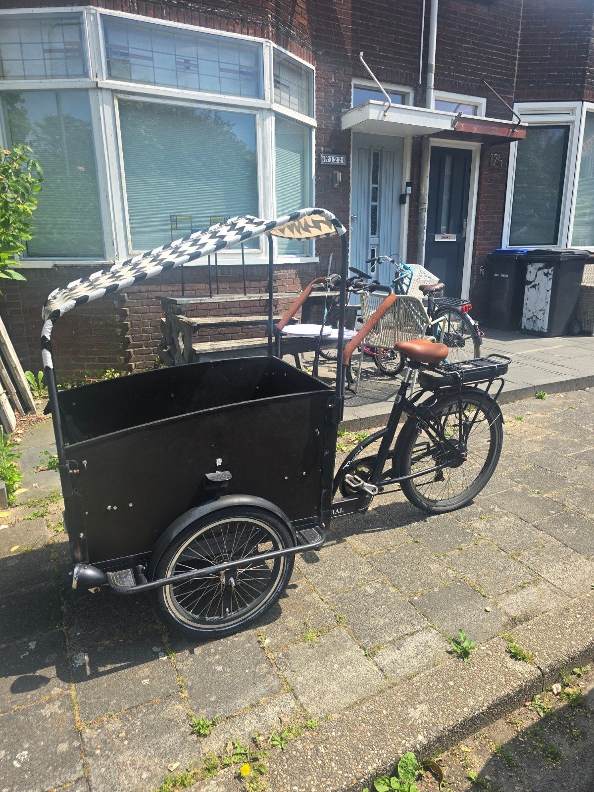 TROY Elektrische bakfiets, Ophalen, Gebruikt, Huif