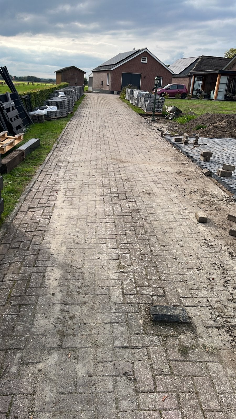 Heide paars klinker 200 m2, Ophalen