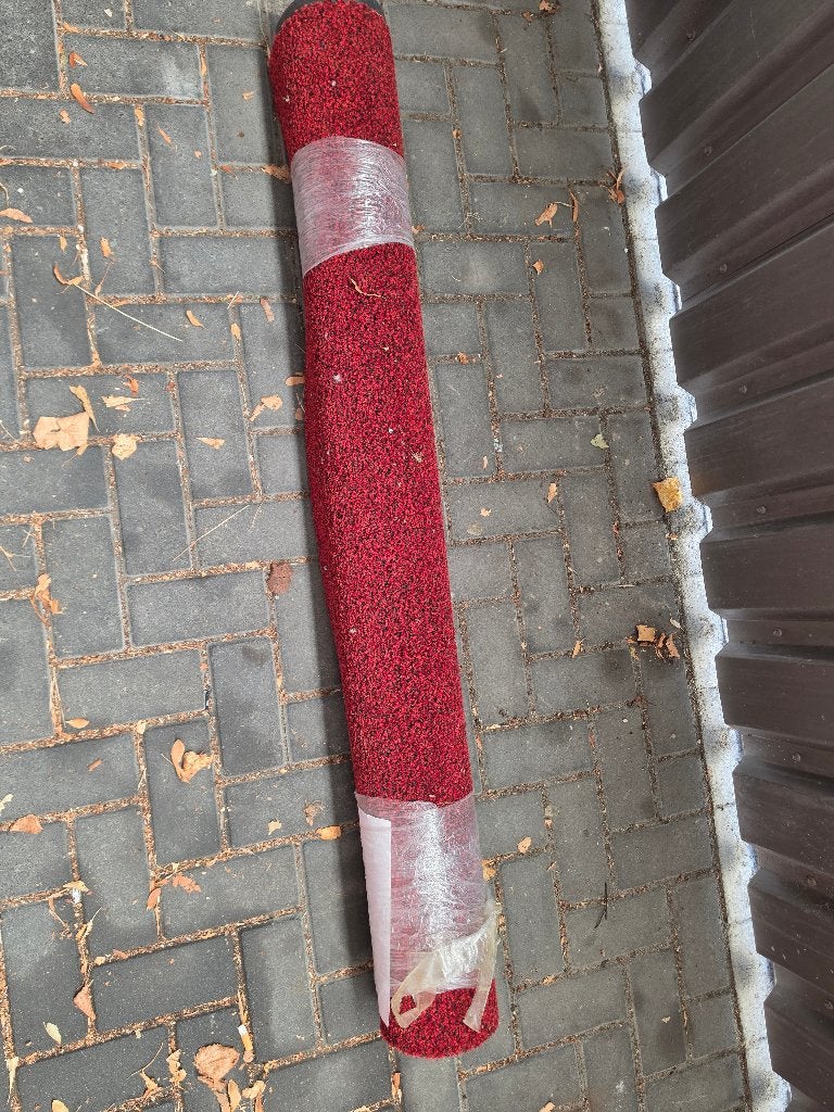 Deurmat Kleur: Rood, Ophalen, Overige materialen, Binnen, Nieuw