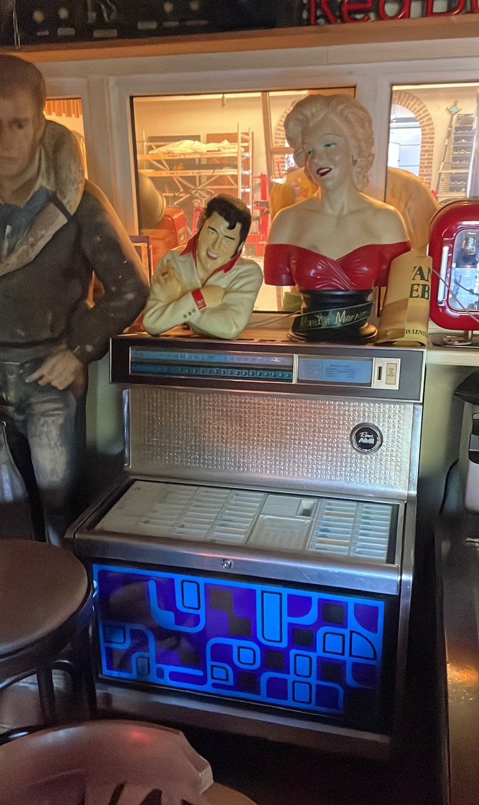 Goedspelende Rowe Ami jukebox inclusief singels! Juke Box, Ophalen of Verzenden, Zo goed als nieuw, 1950 tot 1960, Ami