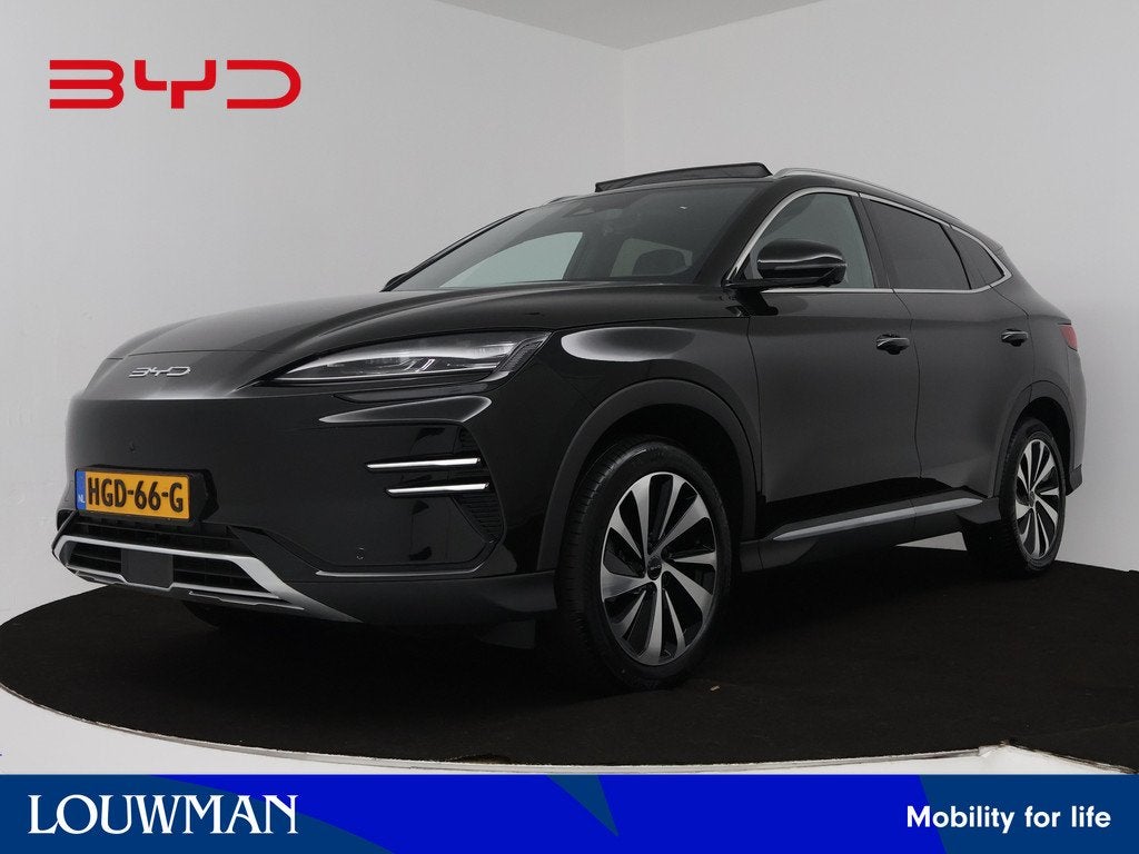 BYD SEAL U Design 87 kWh | Origineel NL! | NAP! (bj 2025), Auto's, BYD, 12 maanden, Seal U, Zwart, Automatische klimaatregeling