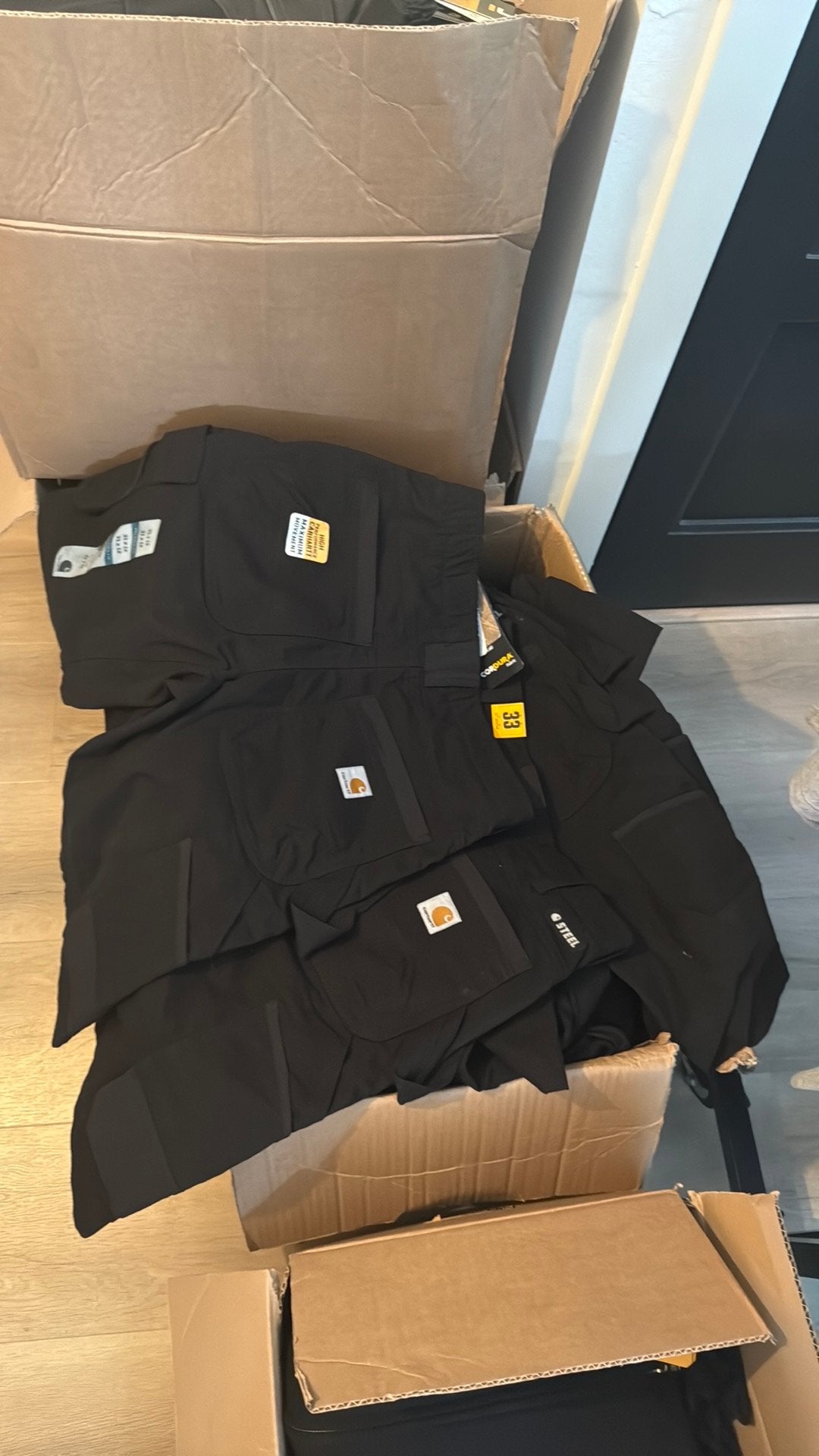 Carhartt broeken nieuw – korte/lange broeken - diverse maten, Ophalen of Verzenden, Nieuw, Overige maten, Zwart