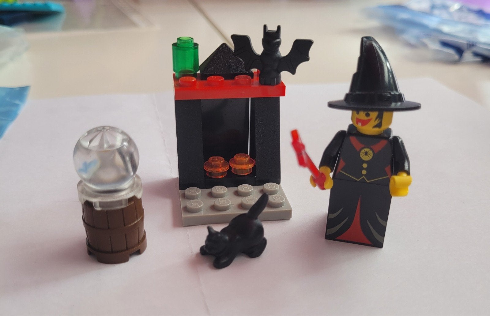 Lego 2872 Witch and The Crystal Ball (zonder boekje), Gebruikt, Overige thema's, Lego, Ophalen of Verzenden