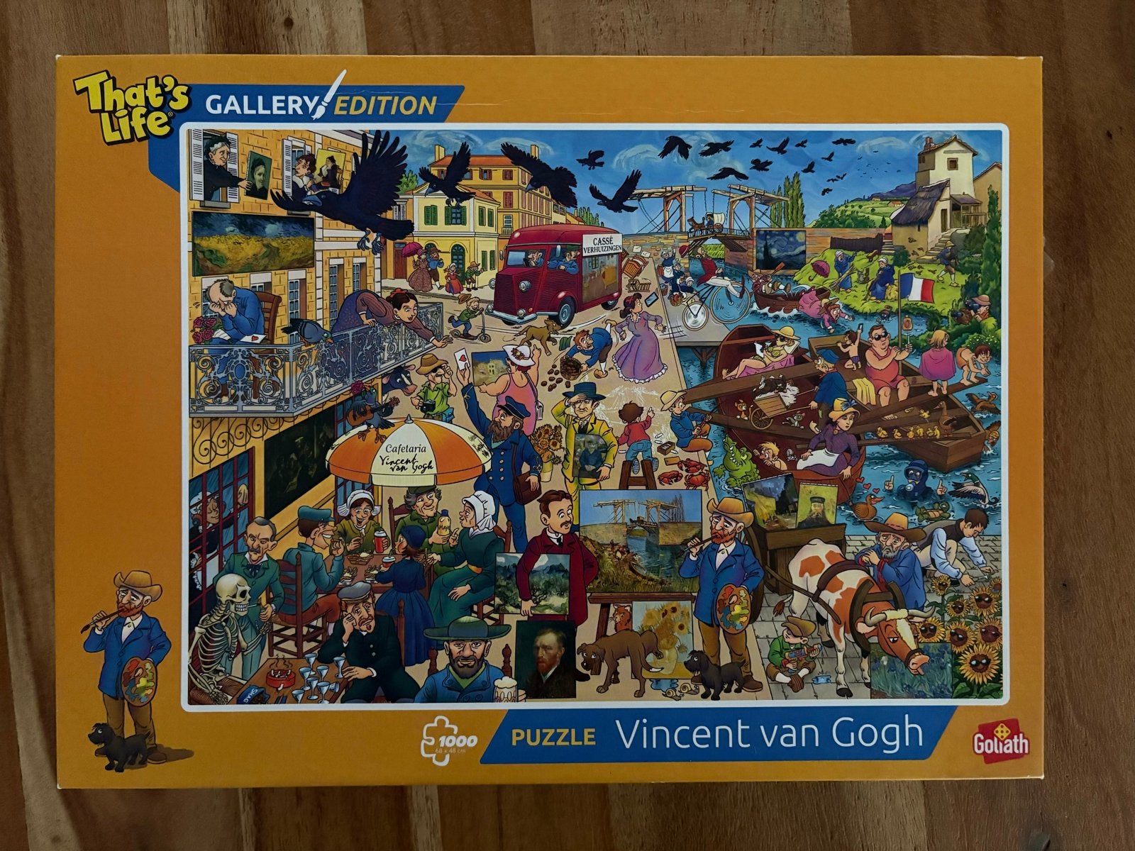 That's Life Gallery Edition Vincent van Gogh Puzzel 1000 stu, Ophalen, 500 t/m 1500 stukjes, Gebruikt, Legpuzzel