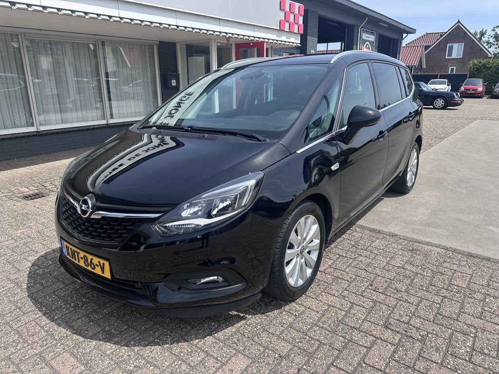 Opel Zafira 1.4 Turbo Innovation 7p., Auto's, Opel, 12 maanden, 4 cilinders, 7 stoelen, Zwart