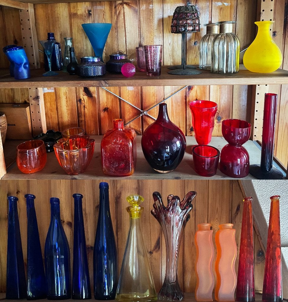 VAZEN & POTTEN IN AMSTERDAM OUD WEST, Huis en Inrichting, Woonaccessoires | Vazen, Ophalen, Gebruikt, Meerkleurig, 30 cm