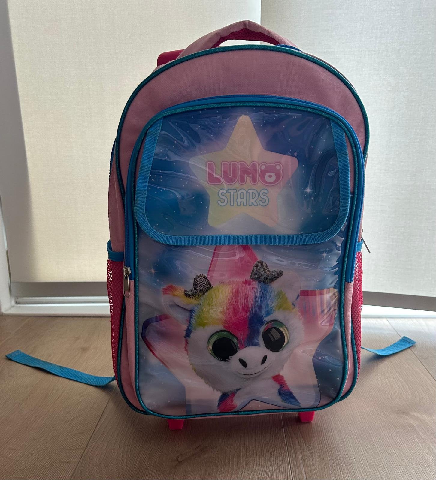 Lumo Stars rugzak en rolkoffer ineen, Ophalen of Verzenden, Zo goed als nieuw, Rugtas