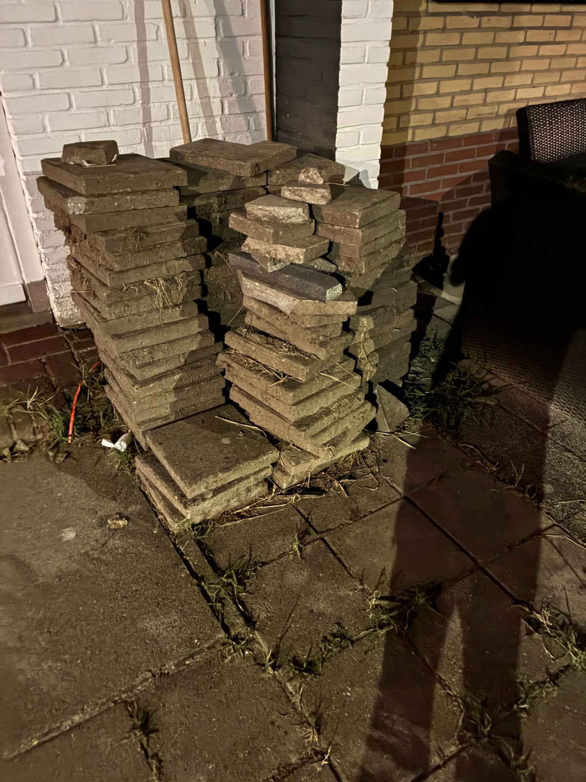 Gratis tegels, Ophalen, Zo goed als nieuw, Kunststof