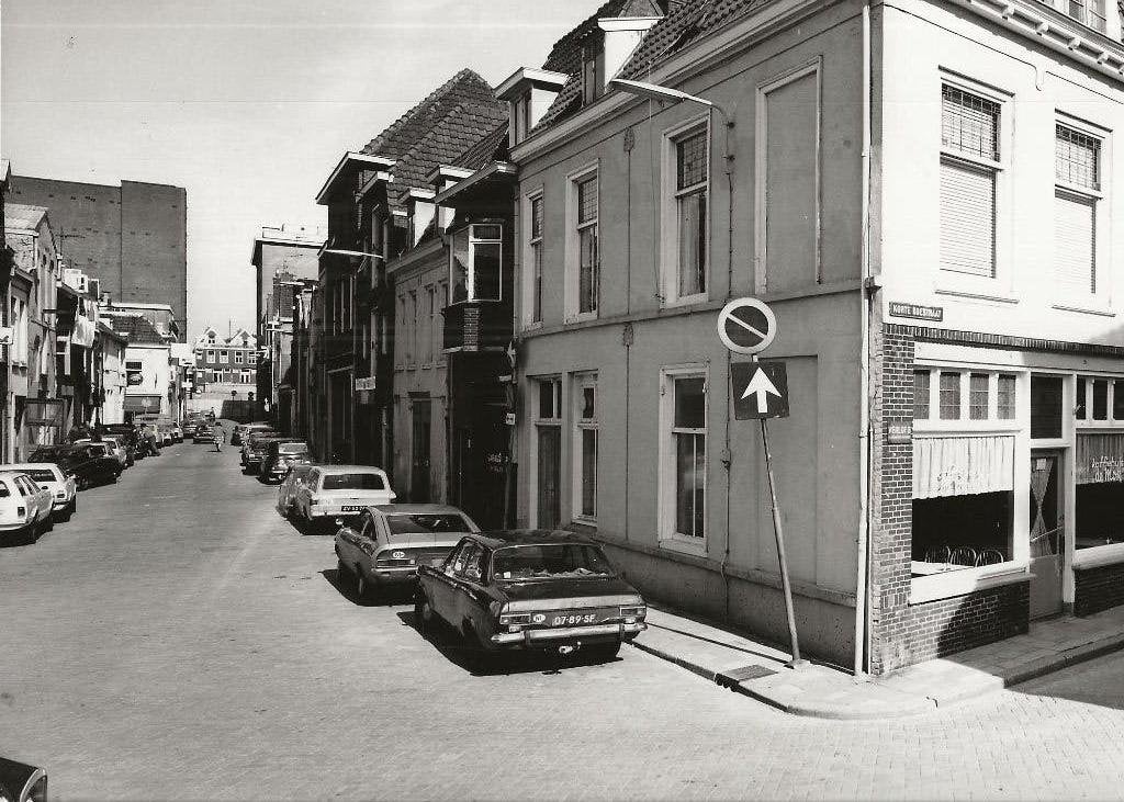 Utrecht Huizen met Reclame Smith Leder anno 1877 Foto, Ophalen of Verzenden, Ongelopen, Utrecht