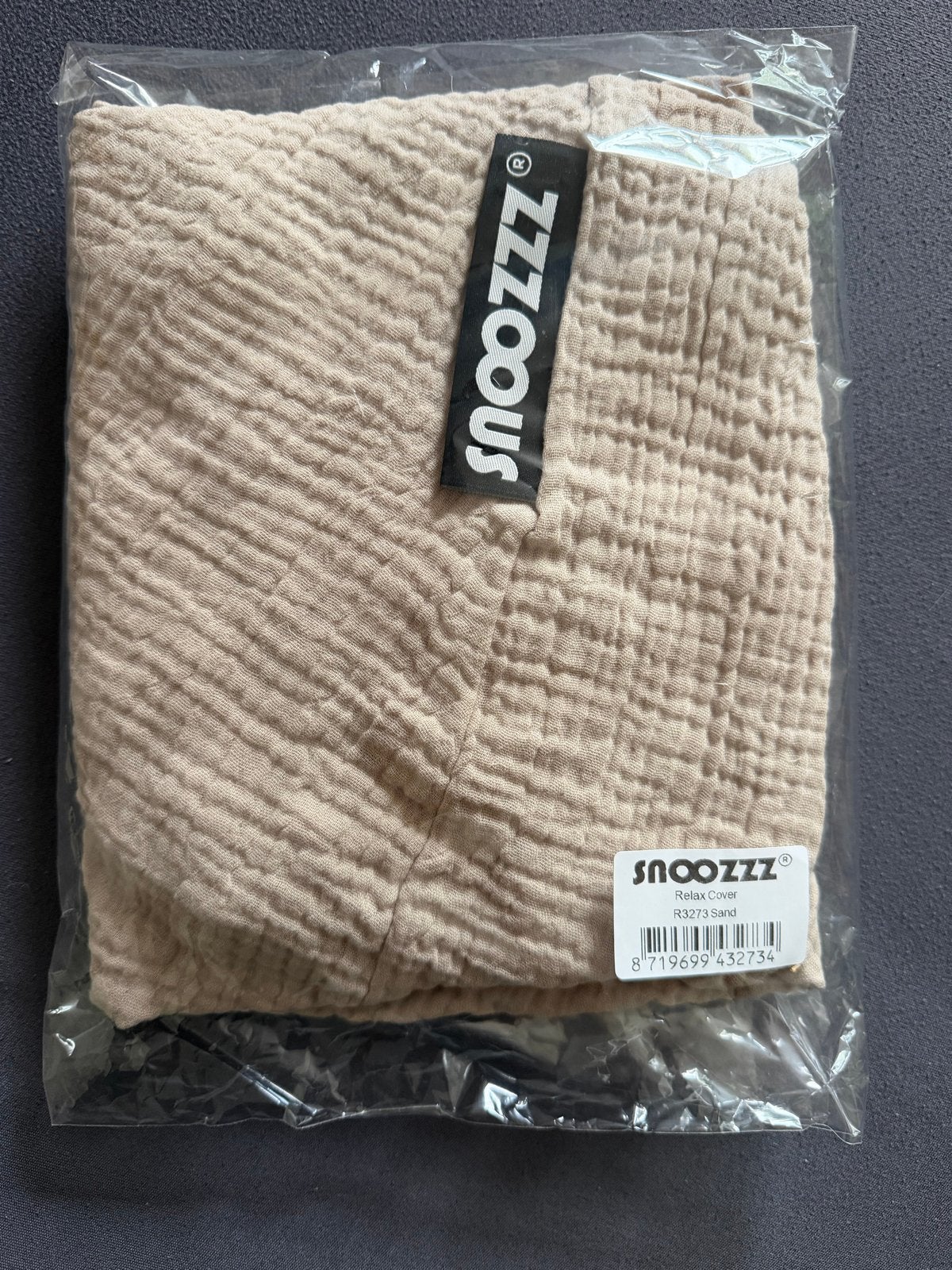 Snoozzz Relax hoes voor voedingskussen - 100% katoen - Sand, Ophalen of Verzenden, Nieuw