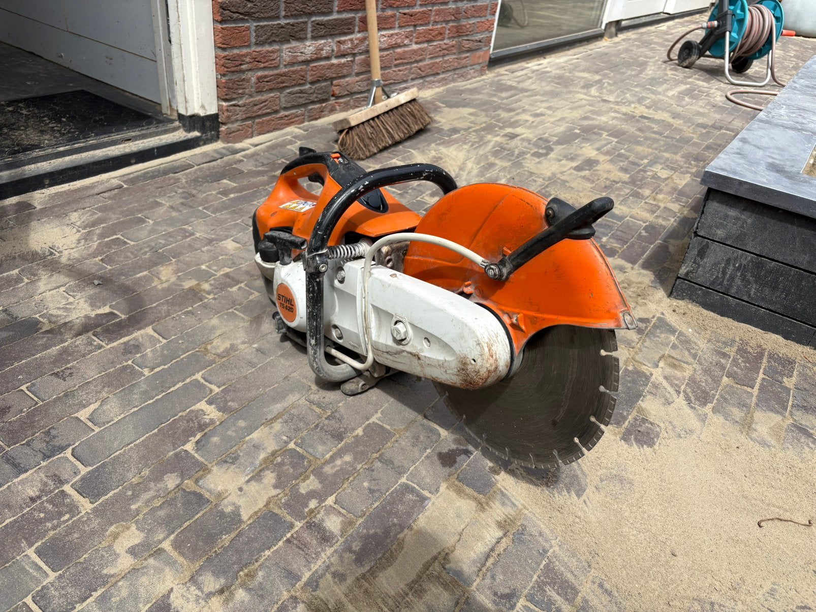 STIHL TS 420 bandenzaag 350mm, Ophalen, 1200 watt of meer, Kettingzaag, 70 mm of meer