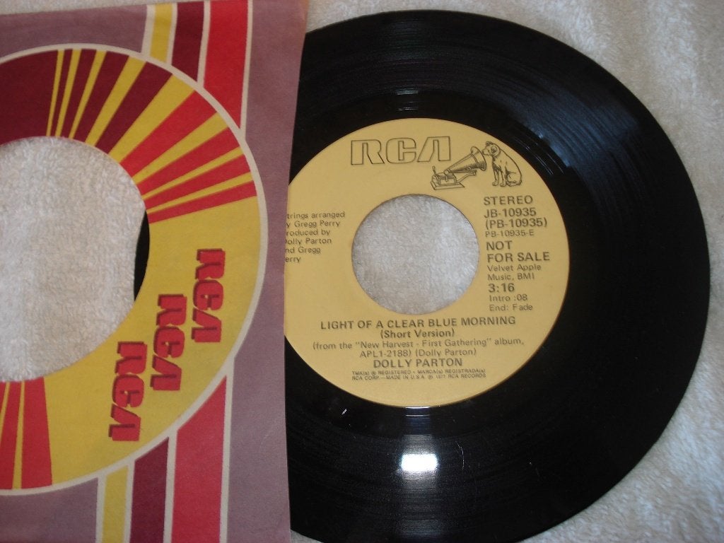 Dolly Parton  PROMO  Light in a Clear Blue  USA  Orgineel, Originele persing, Ophalen of Verzenden, Zo goed als nieuw, Country en Western