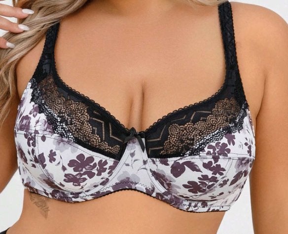 NIEUW! Shein Plus Size; Zeer mooie beugel BH; maat 90D, Shein, Verzenden, Zwart, BH