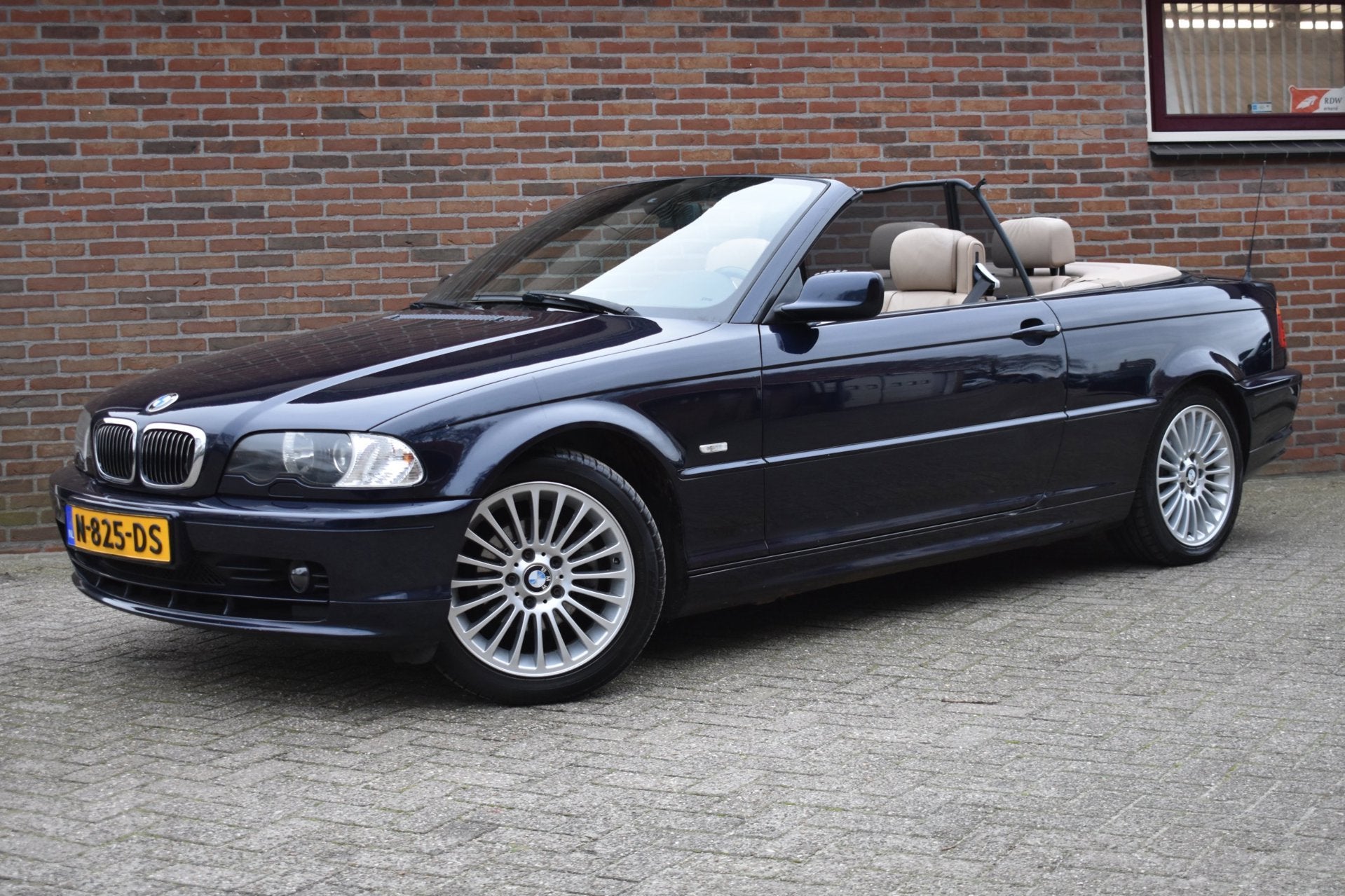 BMW 3-serie Cabrio 318Ci '03 Leder Clima Inruil mogelijk, Auto's, BMW, 13 km/l, Achterwielaandrijving, Cabriolet, Leder