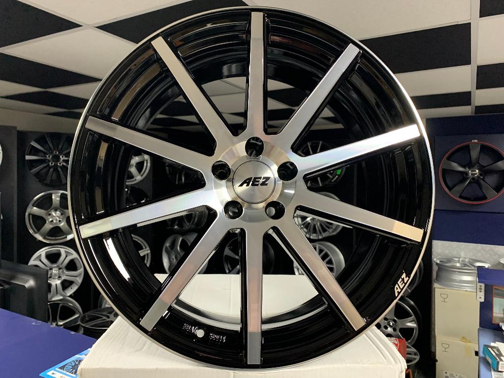 NIEUWE 20 inch 5x110 zwart polish alu wielen, Info@alcar.nl, AEZ, Communicatieweg 53641 SG Mijdrecht, Nieuw