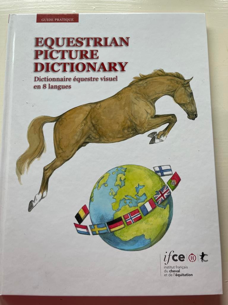 Equestrian Picture Dictionary in 8 talen, Ophalen of Verzenden, Zo goed als nieuw, Overige uitgevers, Engels