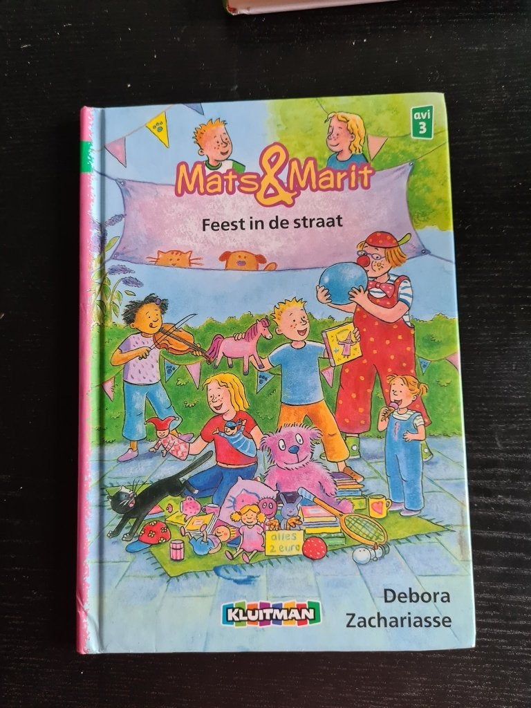 Mats & Marit: Feest in de straat - Debora Zachariasse, Gelezen, Fictie algemeen, Ophalen of Verzenden, Debora Zachariasse