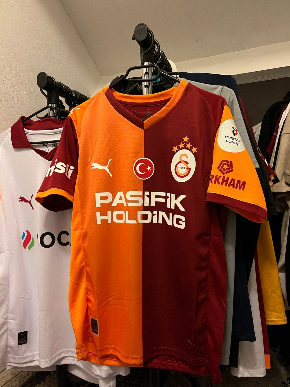 Galatasaray thuisshirt, Maat S, Ophalen of Verzenden, Zo goed als nieuw, Shirt