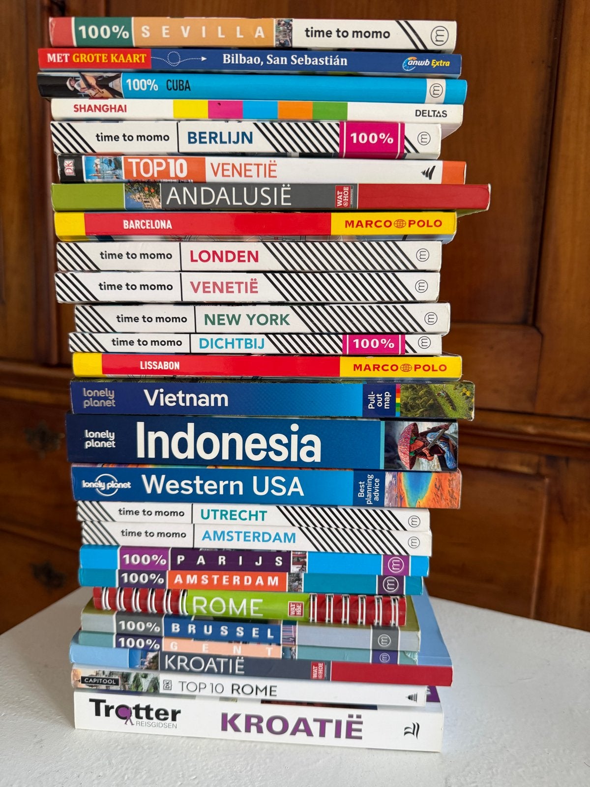 Grote collectie reisgidsen: Lonely Planet, Time to Momo, ANW, Europa, Ophalen of Verzenden, Reisgids of -boek, Gelezen