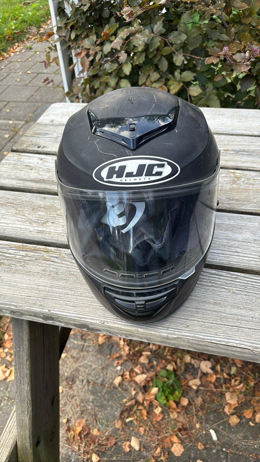 HJC motorhelm - gratis, Ophalen, Tweedehands, Heren, Overige typen