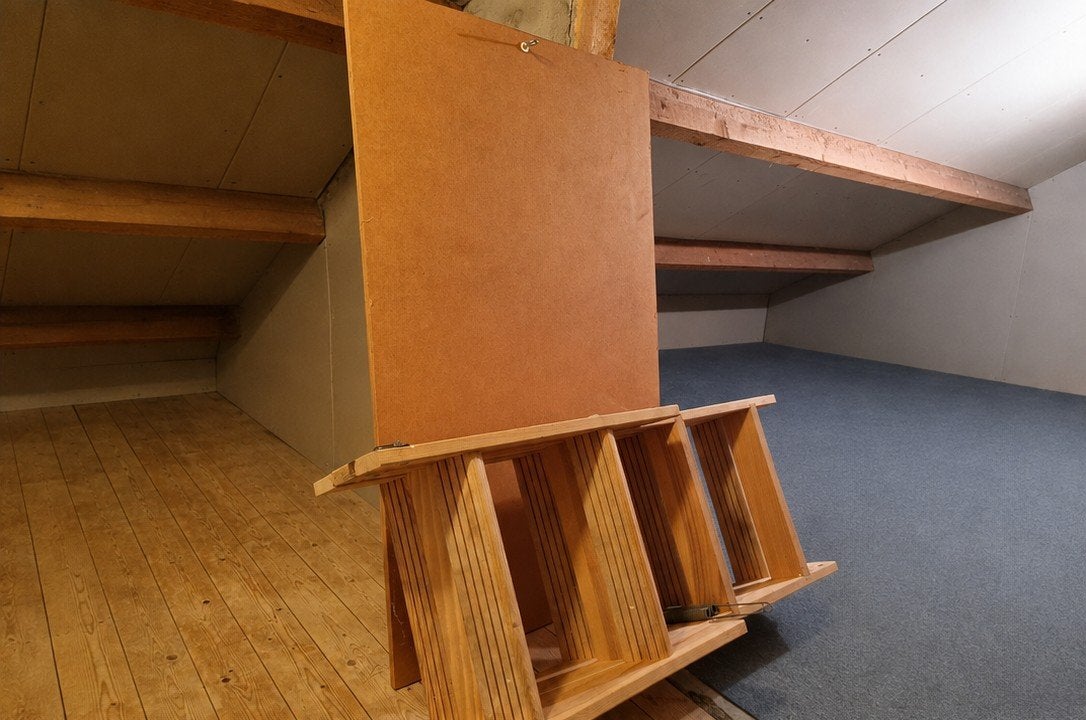 Zoldertrap met luik, Ophalen of Verzenden, Gebruikt, Trap, 2 tot 4 meter