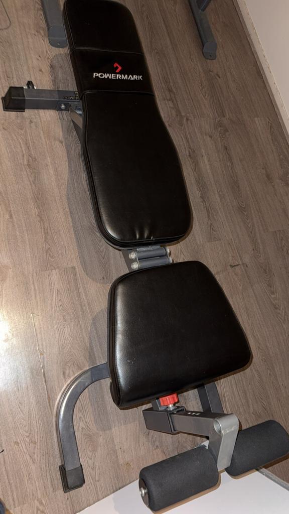Fitnessbank PowerMark 430C in goede staat, Ophalen, Gebruikt, Armen, Fitnessbank
