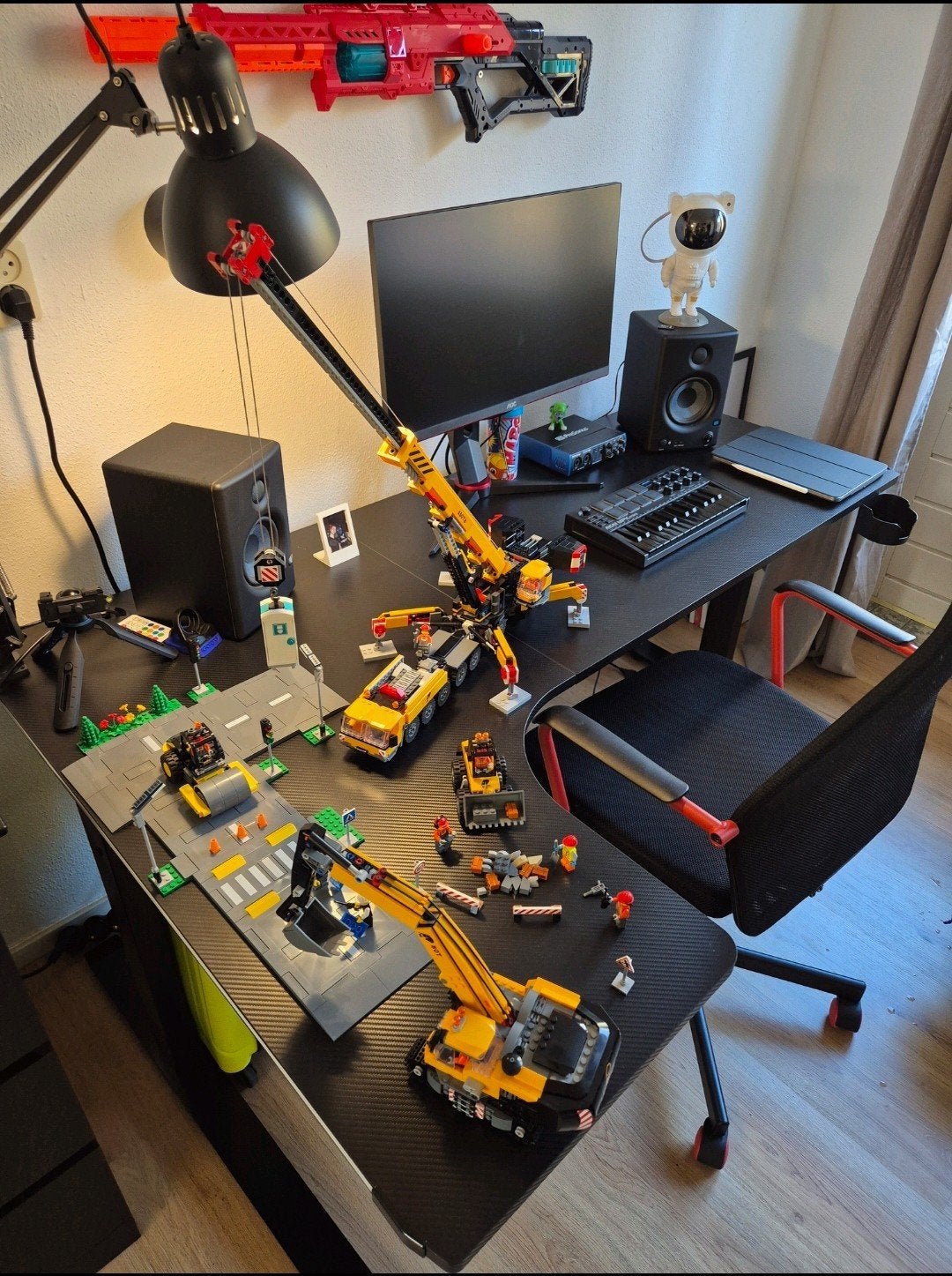 Gaming desk zgan, Ophalen, Zo goed als nieuw