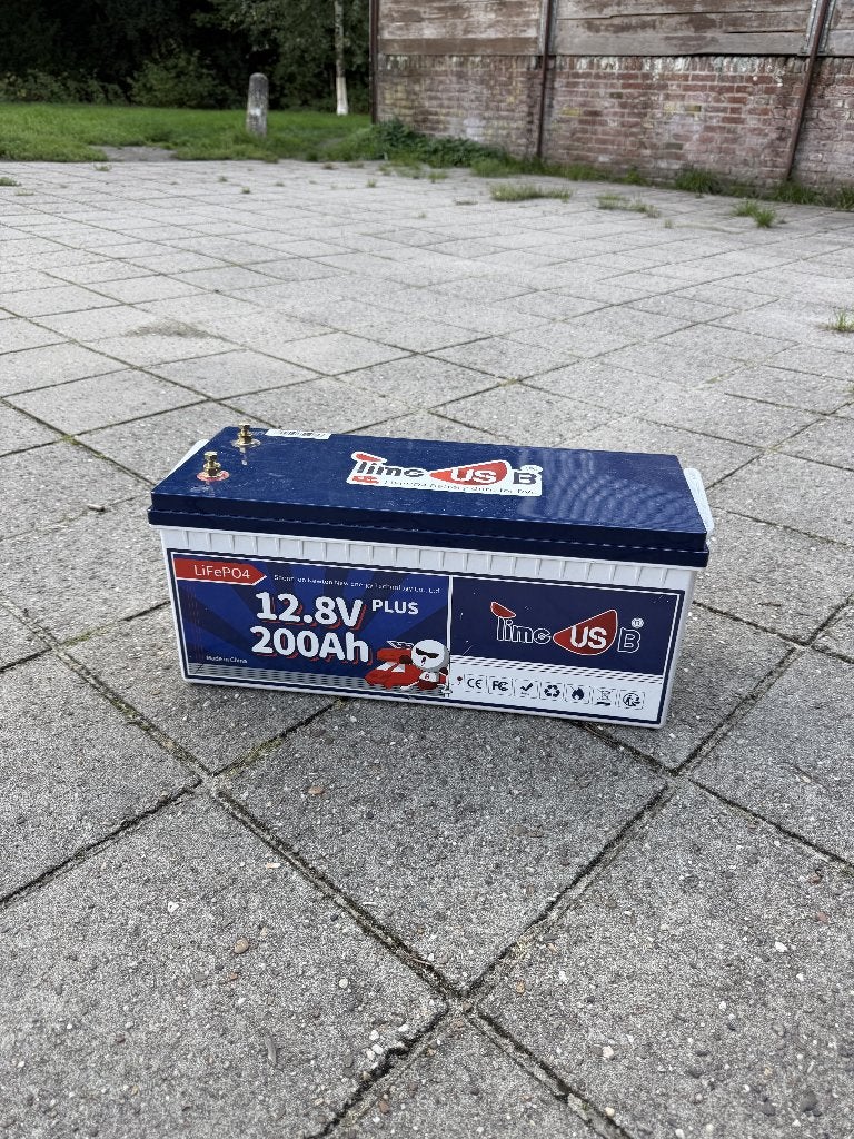 Timeusb 200ah lithium accu, Caravans en Kamperen, Ophalen, Zo goed als nieuw