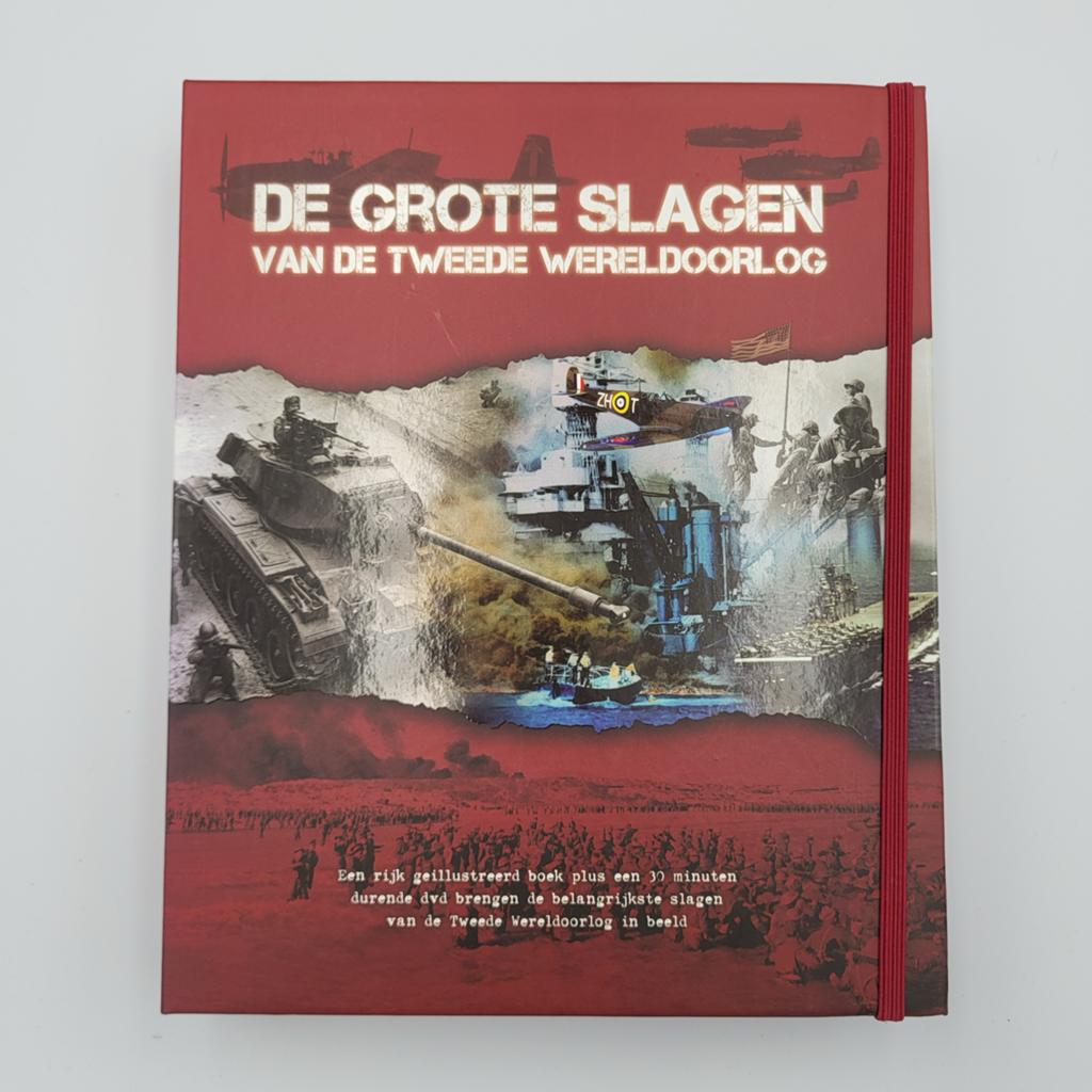 De Grote Slagen van de Tweede Wereldoorlog Boek + DVD, Ophalen of Verzenden, Tweede Wereldoorlog, Zo goed als nieuw, Algemeen