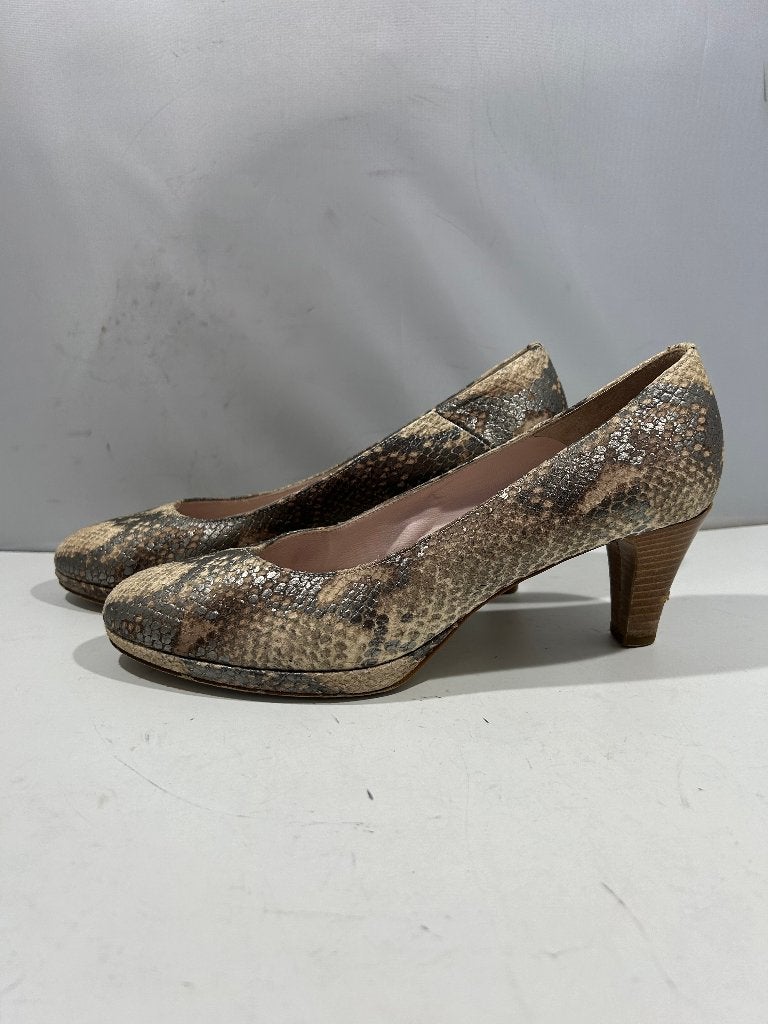 Lilian, maat 40 pumps met slangenprint, Kleding | Dames, Schoenen, Verzenden, Lilian, Beige, Schoenen met hoge hakken
