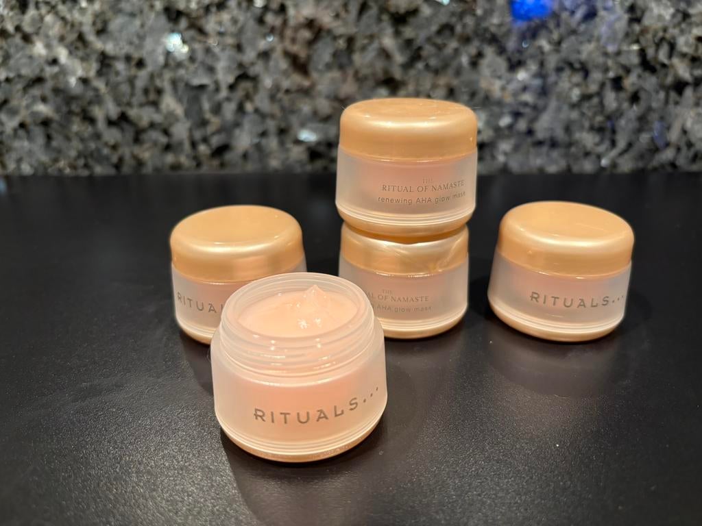 Ritual of namaste aha glow mask 15 ml 🤍 nieuw, Ophalen of Verzenden, Nieuw, Bodylotion, Crème of Olie