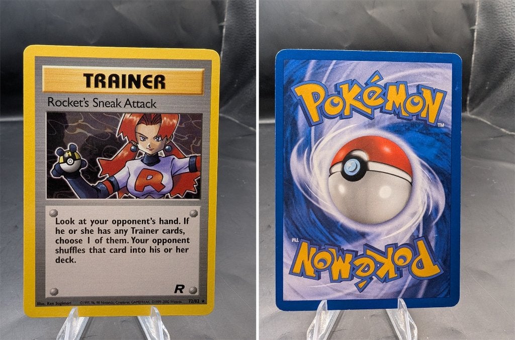 Rocket's Sneak Attack Team Rocket (TR 72) - Excellent, Ophalen of Verzenden, Zo goed als nieuw, Losse kaart