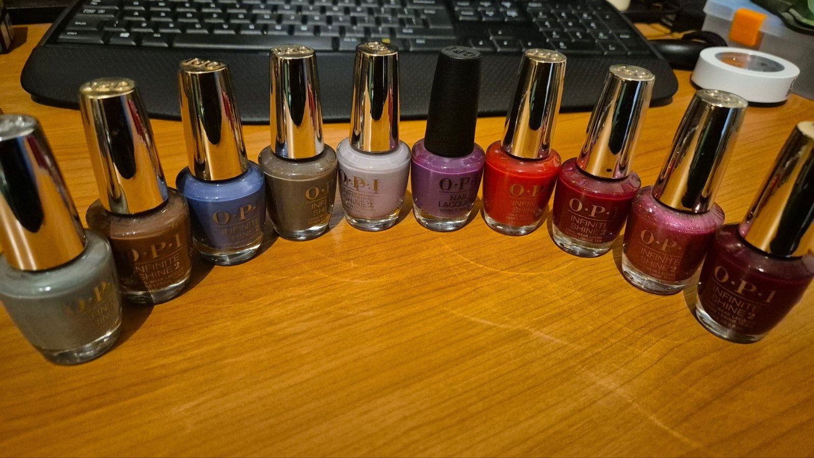 OPI Infinite Shine Nagellak Set - Diverse Kleuren, Overige kleuren, Ophalen of Verzenden, Zo goed als nieuw, Handen en Nagels