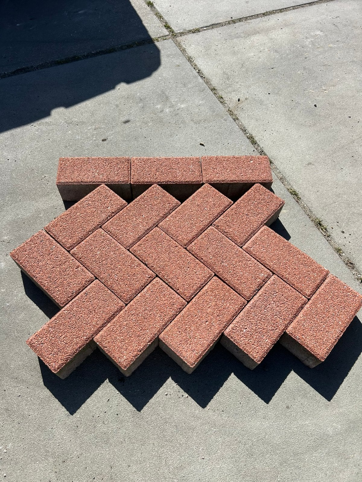 Betonklinker Globurn red (AANBIEDING 1800m2), Tuin en Terras, Tegels en Klinkers, Klinkers, Nieuw, Ophalen of Verzenden, 10 m² of meer