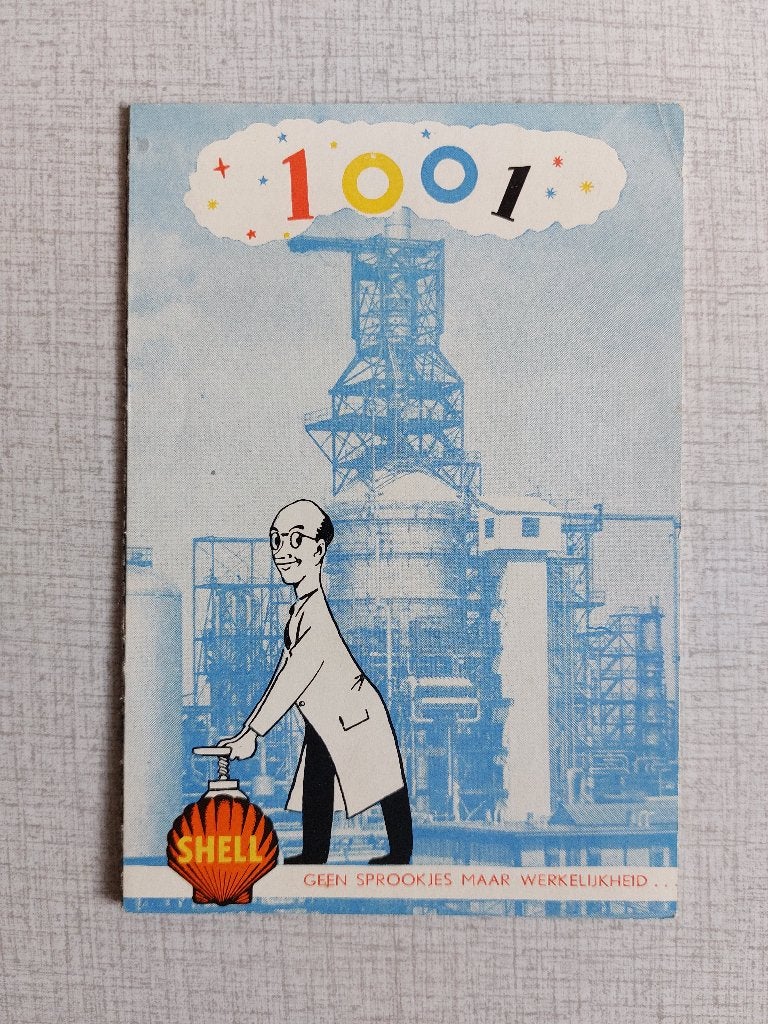Vintage SHELL Foldertje van de jaren 1950, Ophalen of Verzenden, Zo goed als nieuw, Overige merken, Shell