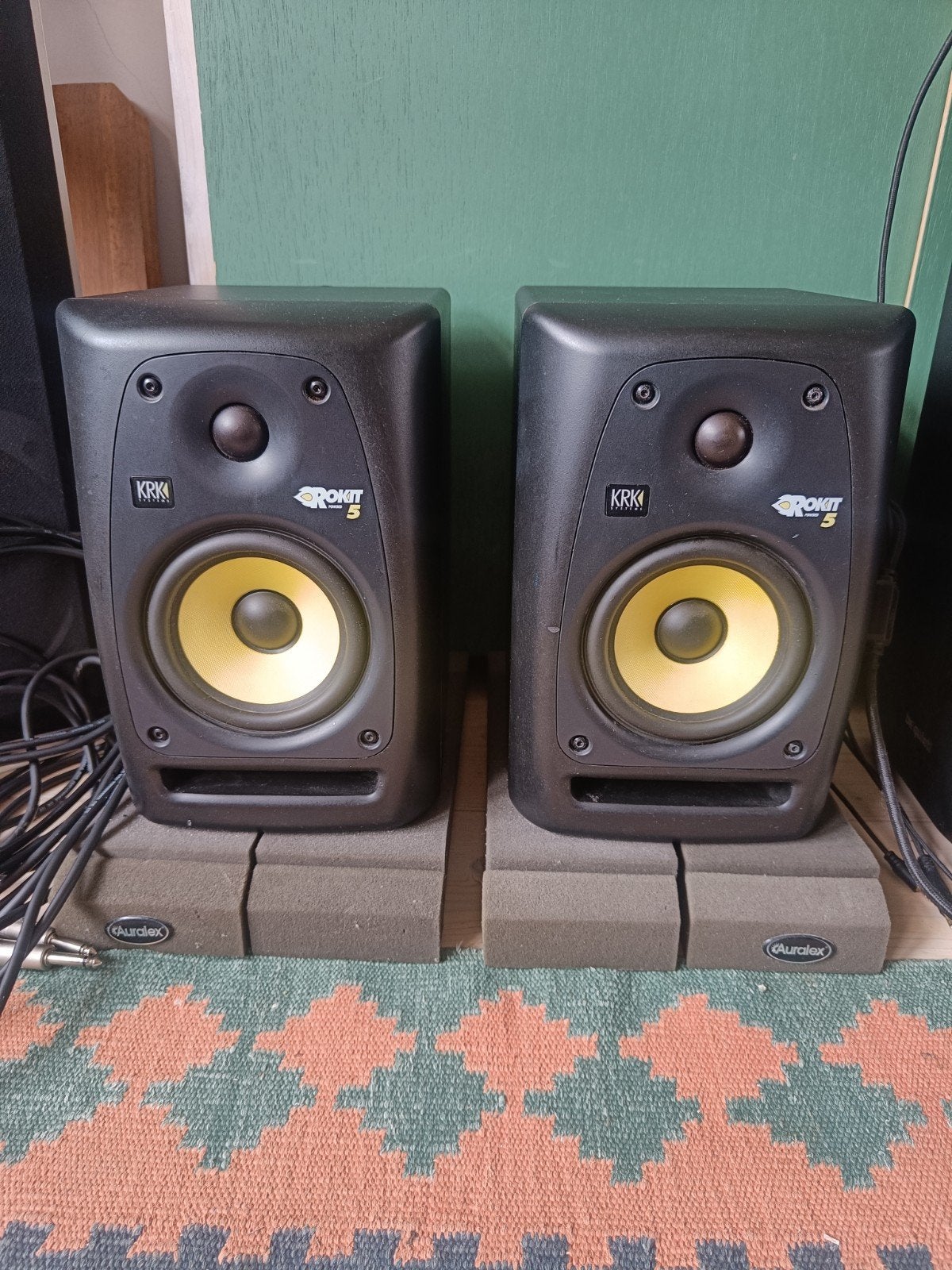 KRK Rokit 5 G2 Studio Monitoren (set van 2), Ophalen, Gebruikt, Front, Rear of Stereo speakers, Overige merken