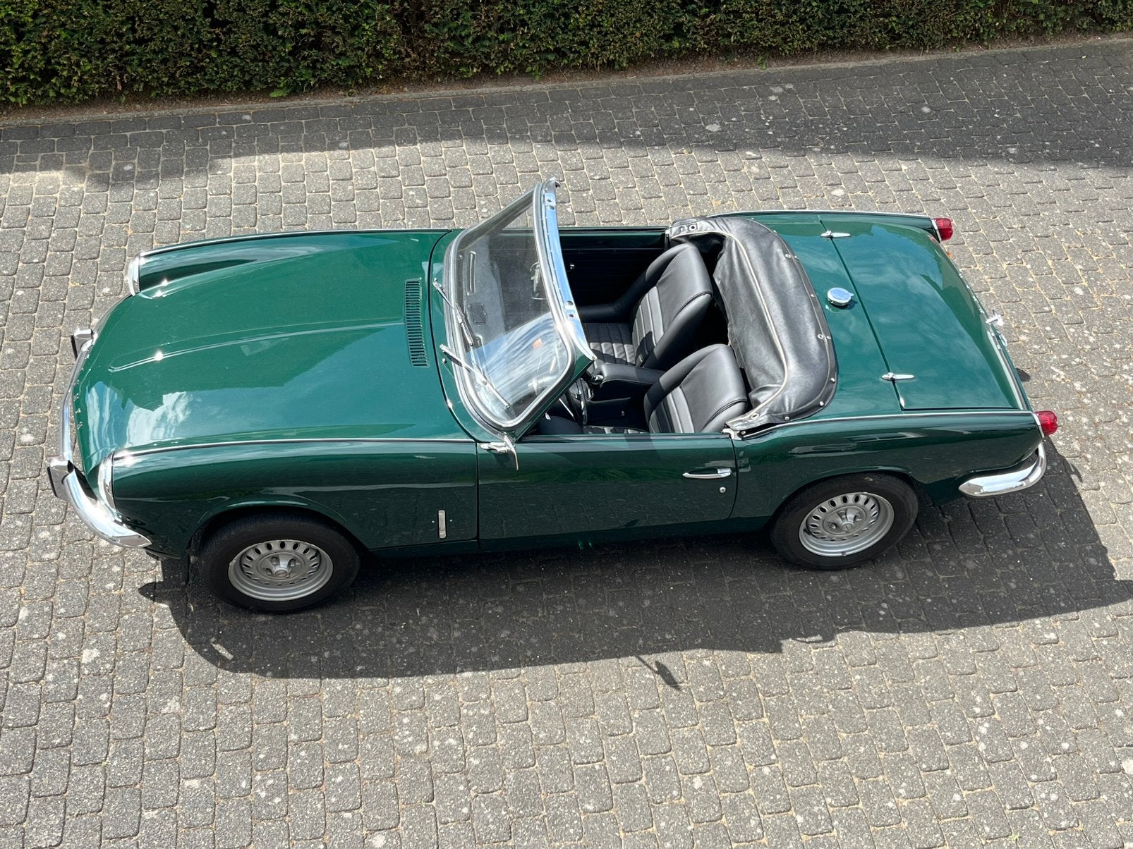 Triumph Spitfire MK 3. Bj 1968, Auto's, Triumph, Zwart, Cabriolet, Leder, Handgeschakeld