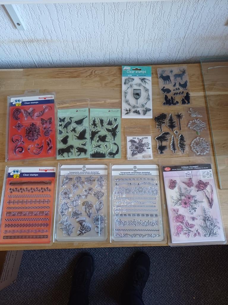 Clear stempels., Hobby en Vrije tijd, Ophalen of Verzenden, Clearstamp