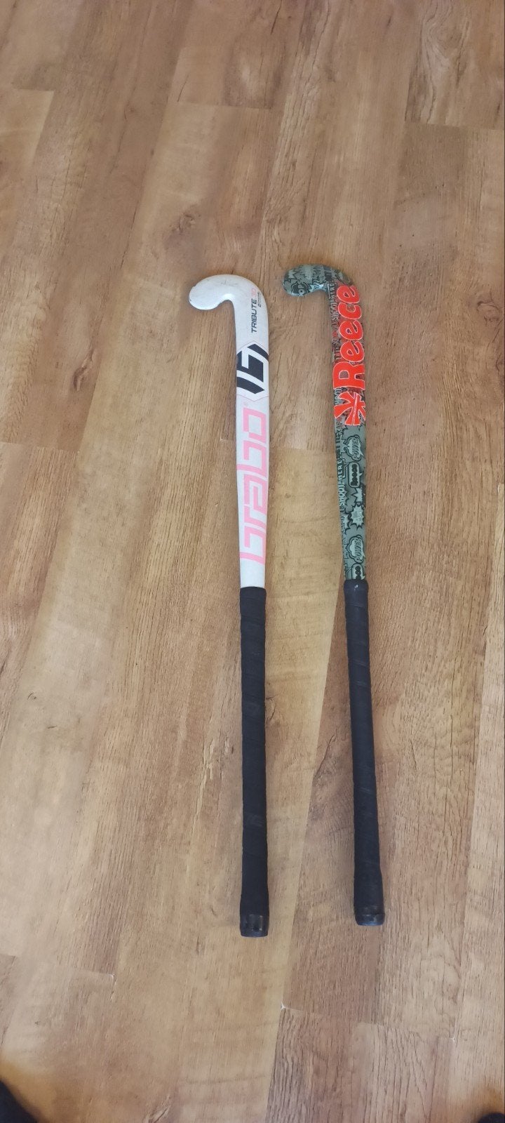 1 gebruikte zaalsticks 35 inch (groene), Sport en Fitness, Ophalen of Verzenden, Gebruikt, Stick