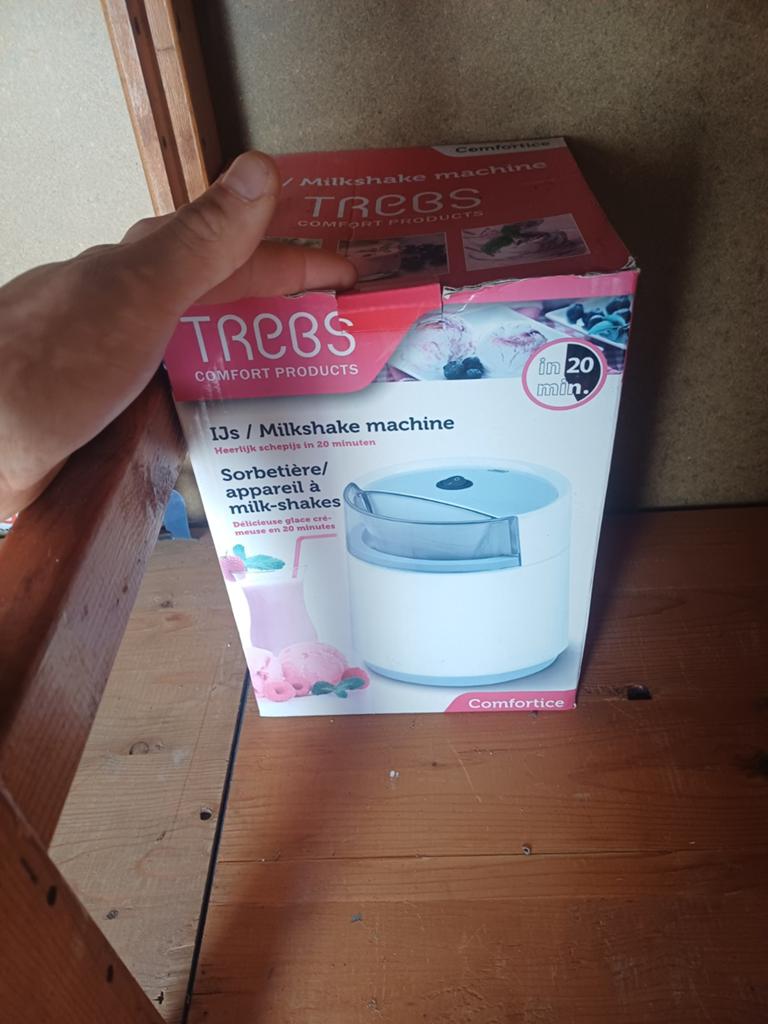 Trebs IJsmachine / Milkshake machine - Comfortice, Ophalen of Verzenden, Zo goed als nieuw, Koelelement