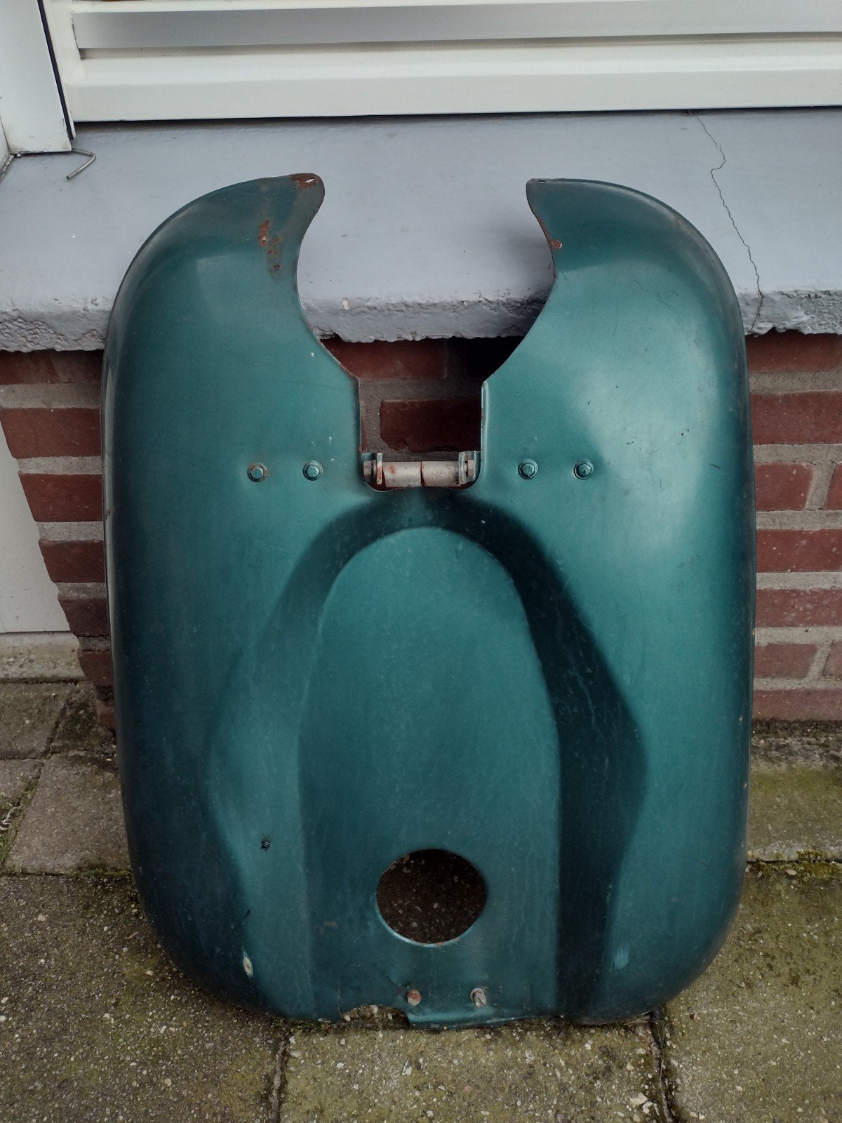 DKW of Kreidler Been schild, Ophalen