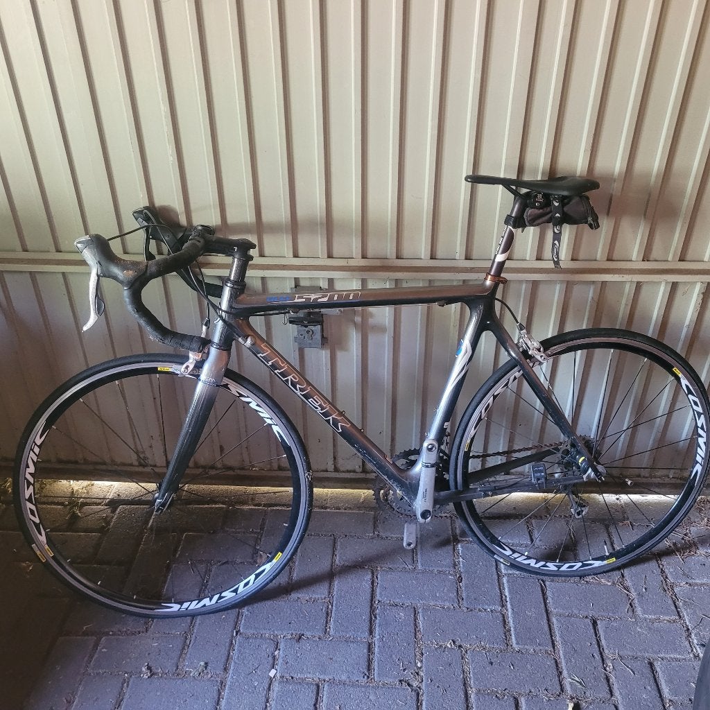 Trek 5200 racefiets met carbon frame, Fietsen en Brommers, Overige merken, Gebruikt, Carbon, Ophalen of Verzenden
