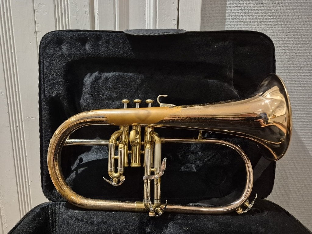 Bugel Fasch Premium, Muziek en Instrumenten, Ophalen, Gebruikt, Koperblazer, Met koffer of draagtas