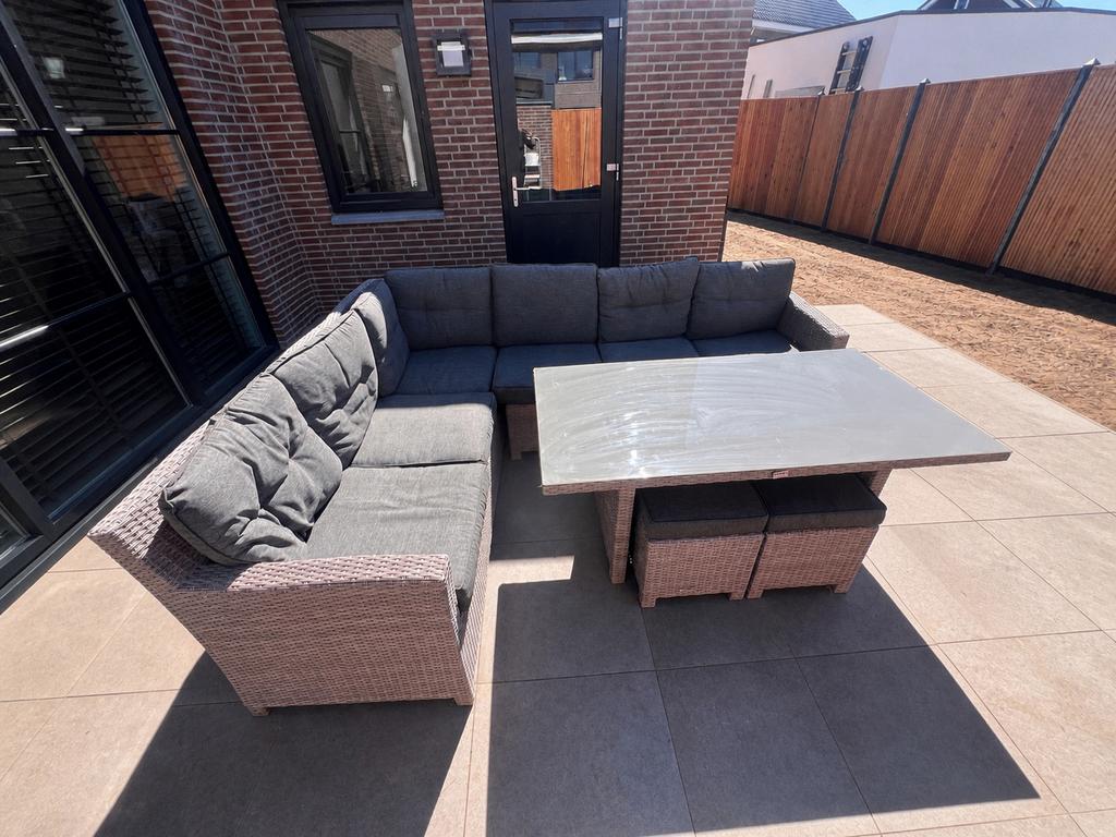 Domani Oslo dining loungeset, Ophalen, 5 zitplaatsen, Gebruikt, Loungeset