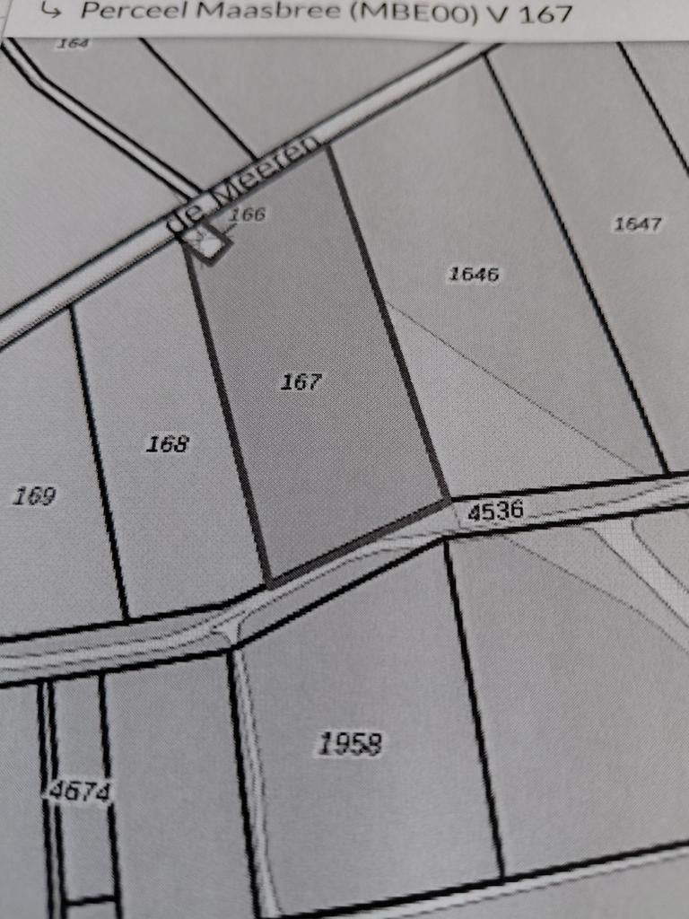 Te koop landbouwgrond Maasbree