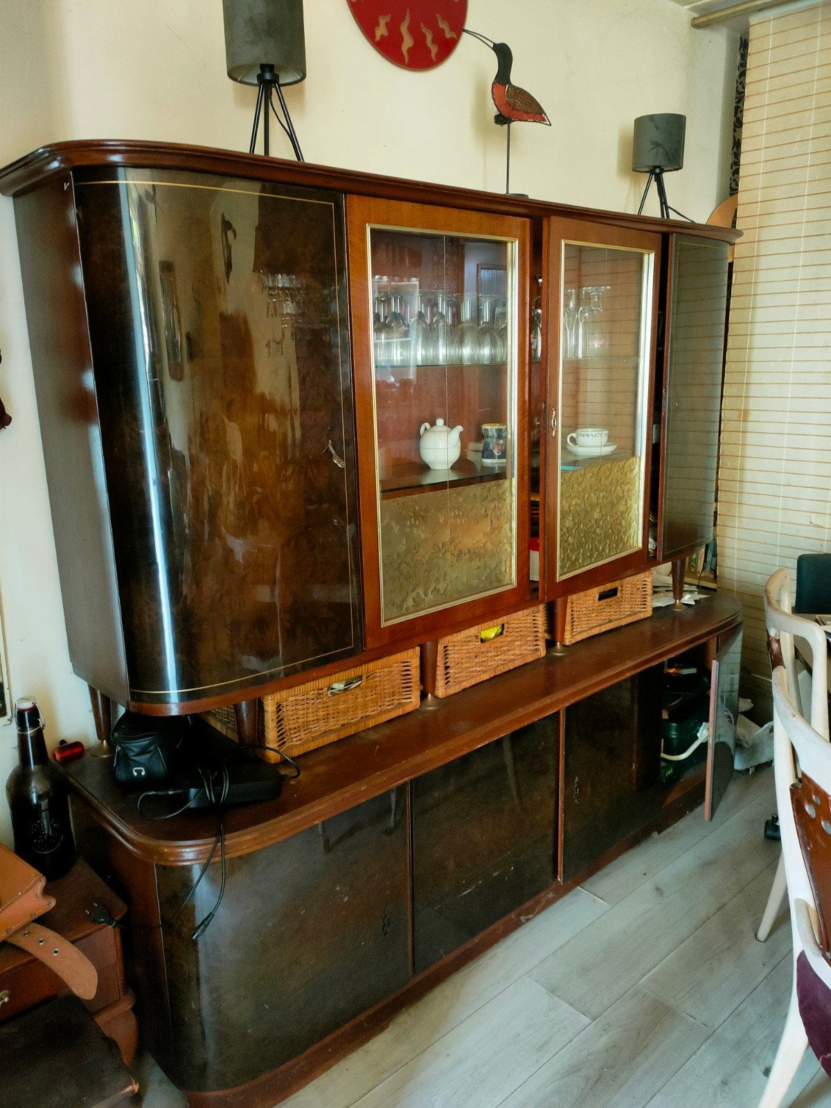 Jaren 60 kast. Art deco vormen., Ophalen