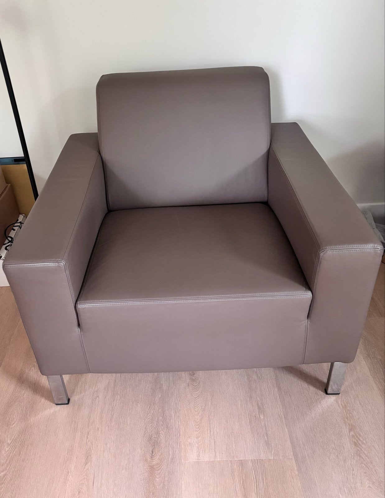 Gelderland 6511 fauteuil - Jan de Bouvrie - Leer, Ophalen, Zo goed als nieuw, Leer, 75 tot 100 cm