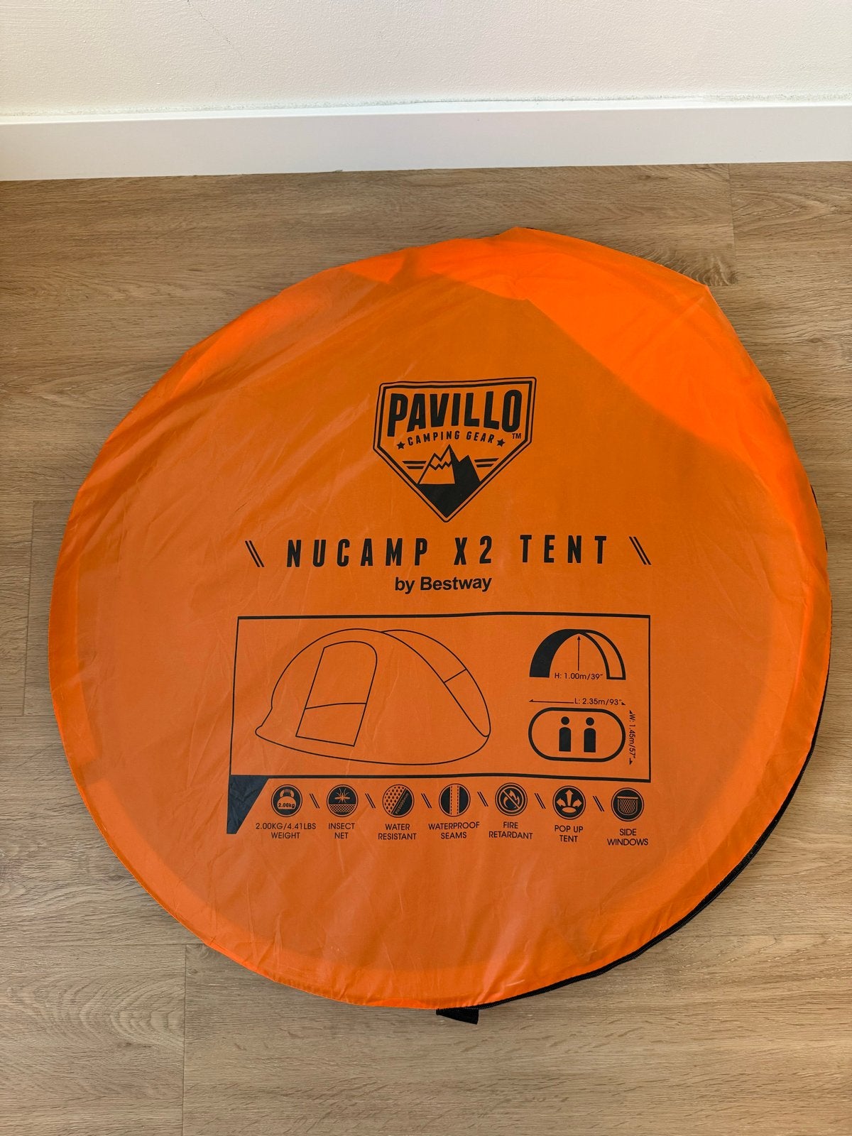Pavillo Nucamp X2 Tent - Pop-up tent voor 2 personen, Caravans en Kamperen, Ophalen, Nieuw, Tot en met 2