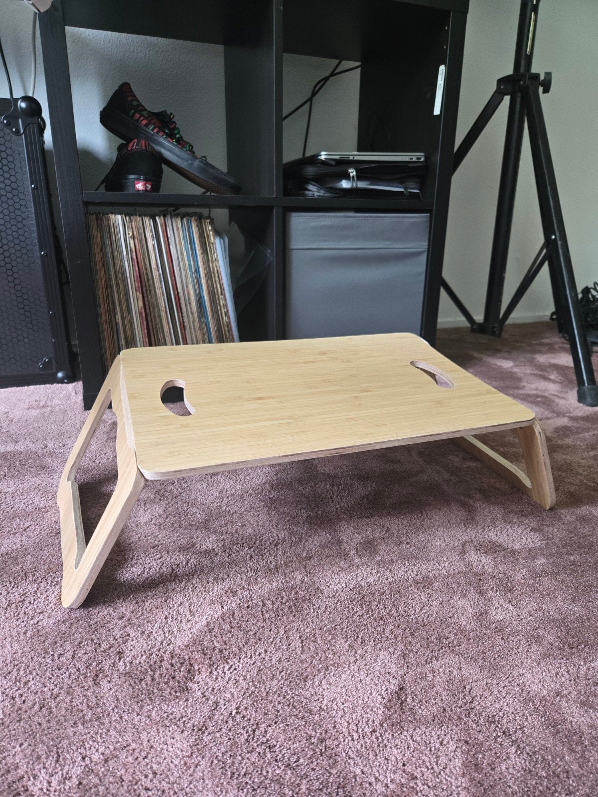 Ikea Bräda laptopstandaard van bamboe, Computers en Software, Laptopstandaarden, Gebruikt, Ophalen of Verzenden